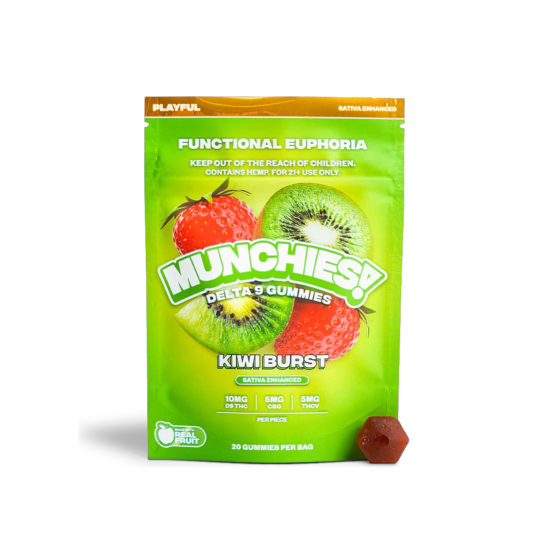 Munchies | 1:1 Euphoria Gummies - 10mg D9 / 10mg CBD (20ct)