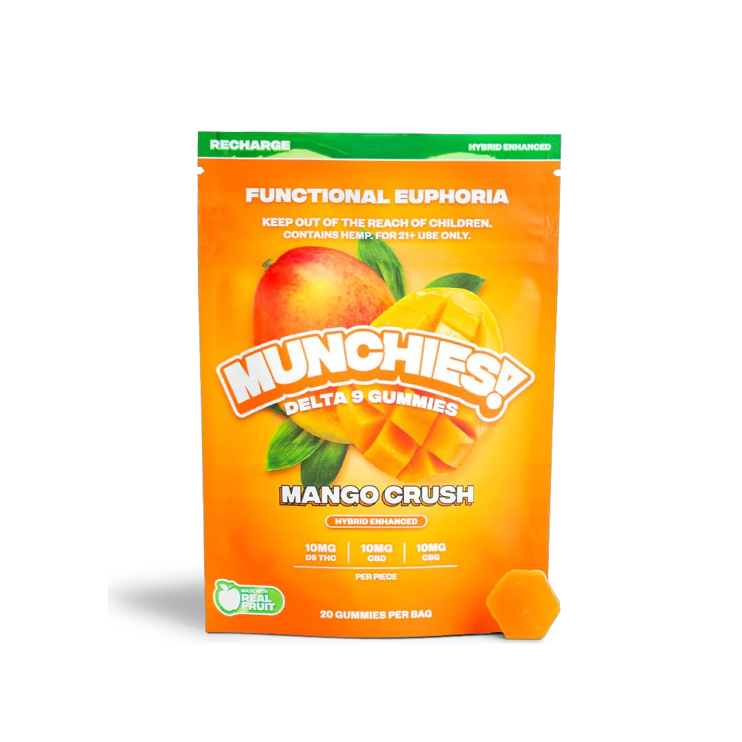 Munchies | 1:1 Euphoria Gummies - 10mg D9 / 10mg CBD (20ct)