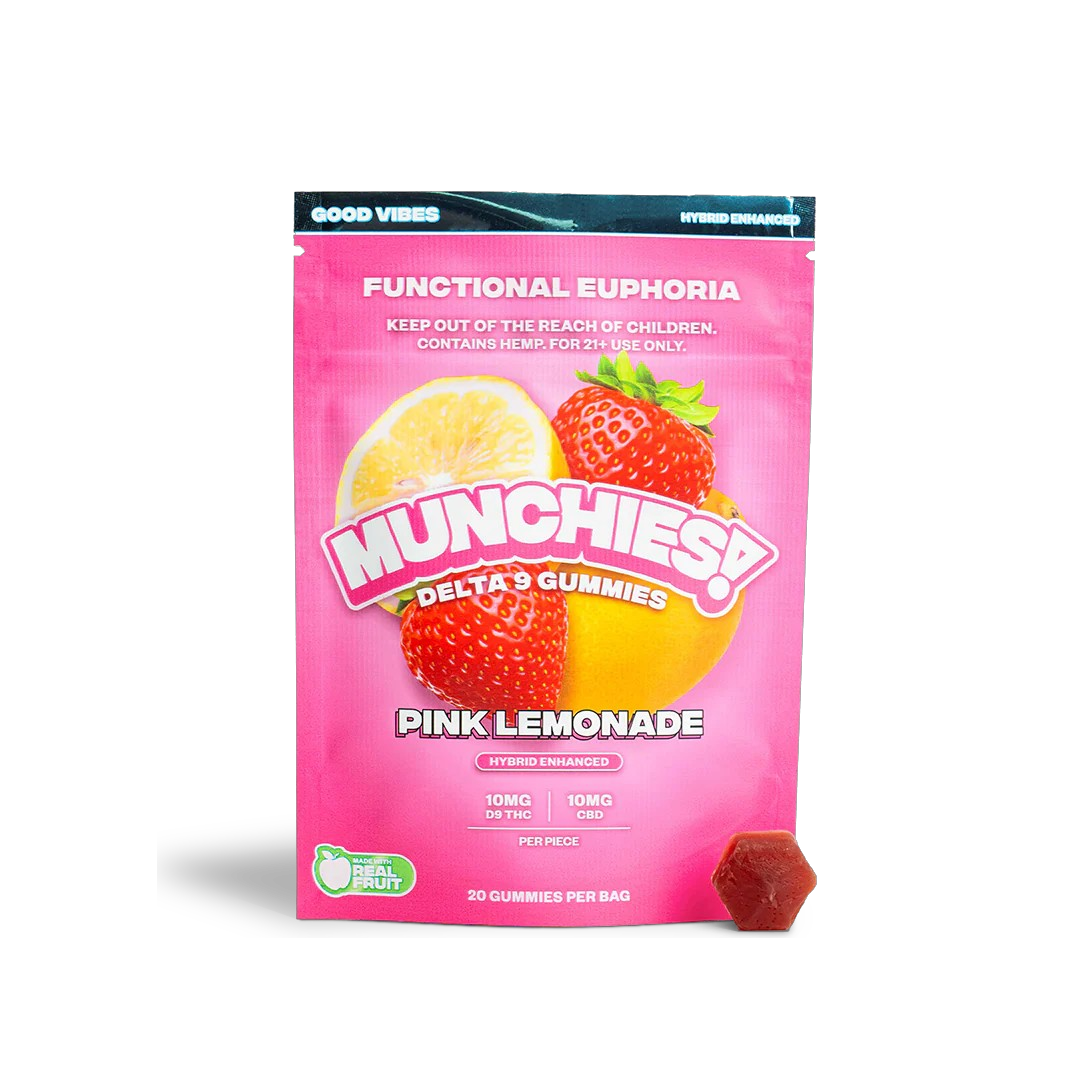 Munchies | 1:1 Euphoria Gummies - 10mg D9 / 10mg CBD (20ct)