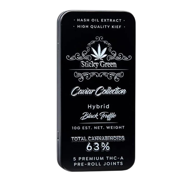 Sticky Green | Caviar Collection THCa Pre Rolls [5ct]