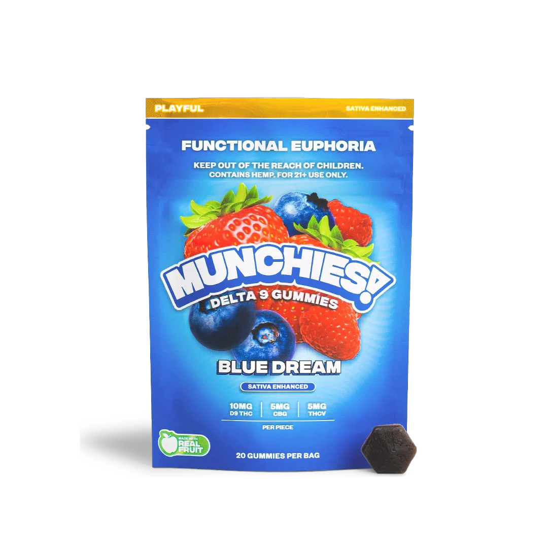 Munchies | 1:1 Euphoria Gummies - 10mg D9 / 10mg CBD (20ct)