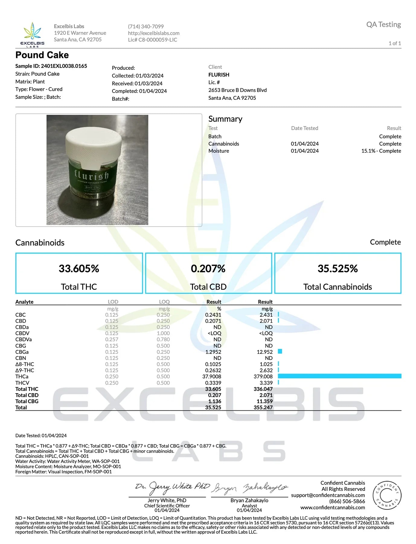 Flurish | Exotic THCa Flower : Pound Cake (33.6%)