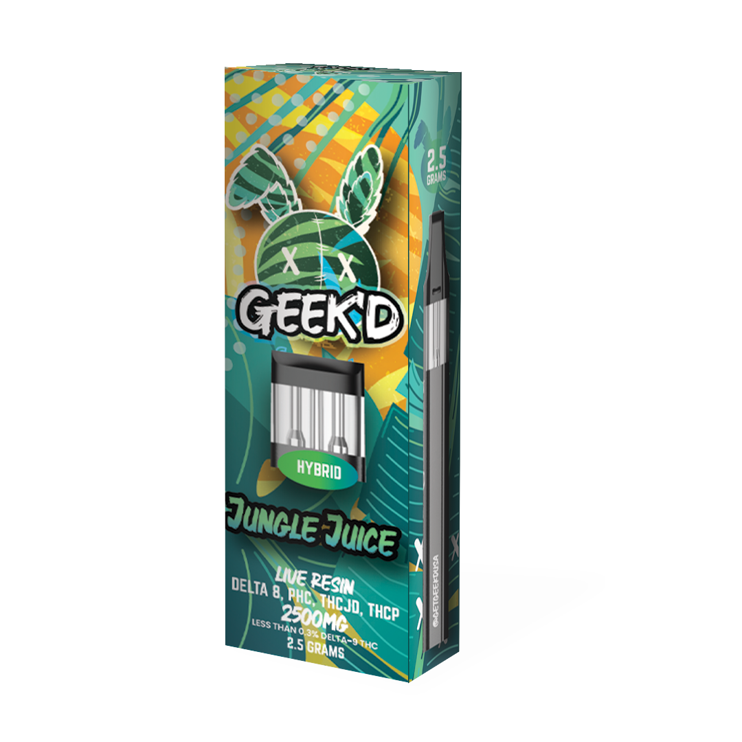 GEEK'D | Full-Spec 2.5 G Disposable Vape - 2500mg